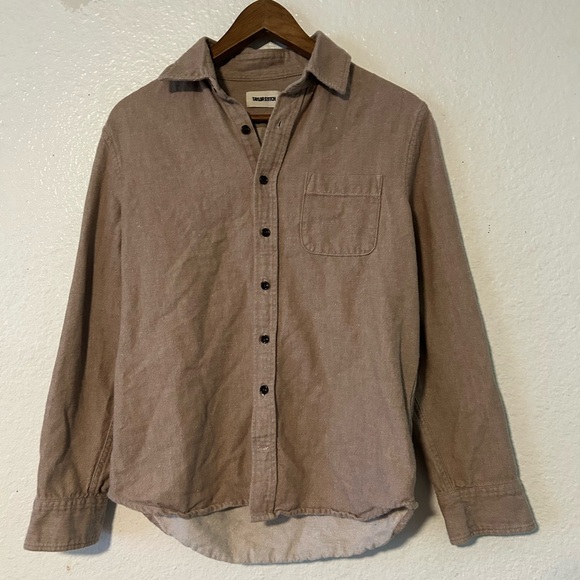 Taylor Stitch Casual Brown Button-Down Shirt SZ 38 Cotton Minimal Lumberjack - Picture 7 of 11